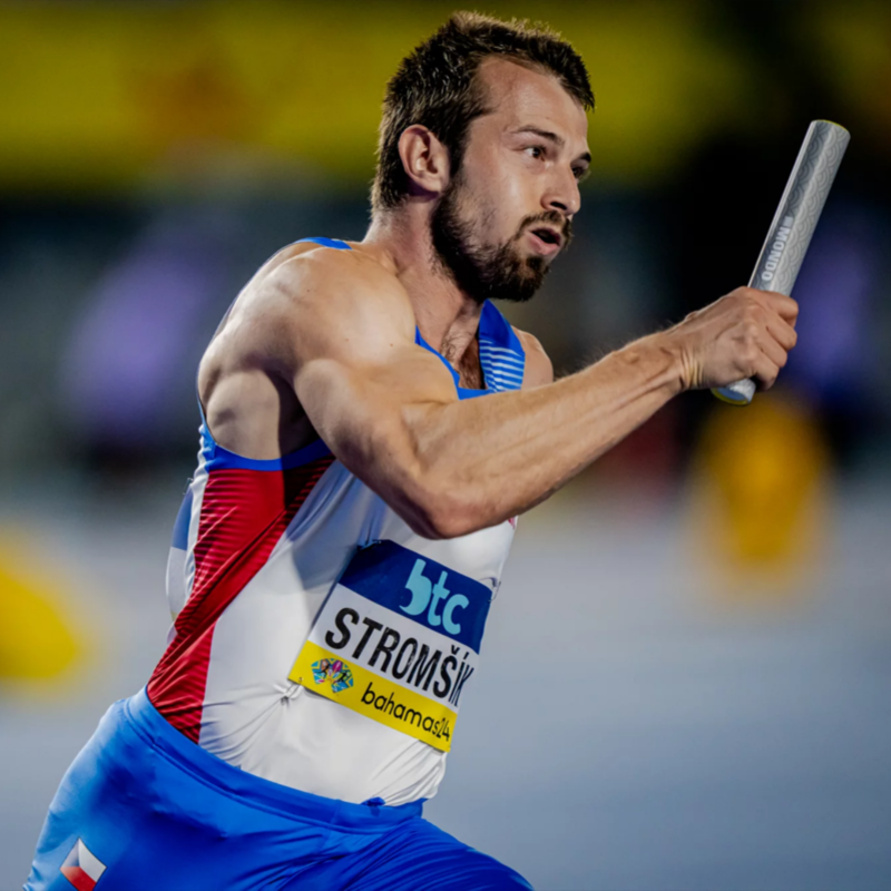 Zdeněk Stromšík - World relays Bahamas 2024 - ČAS (Foto: Soňa Maléterová)