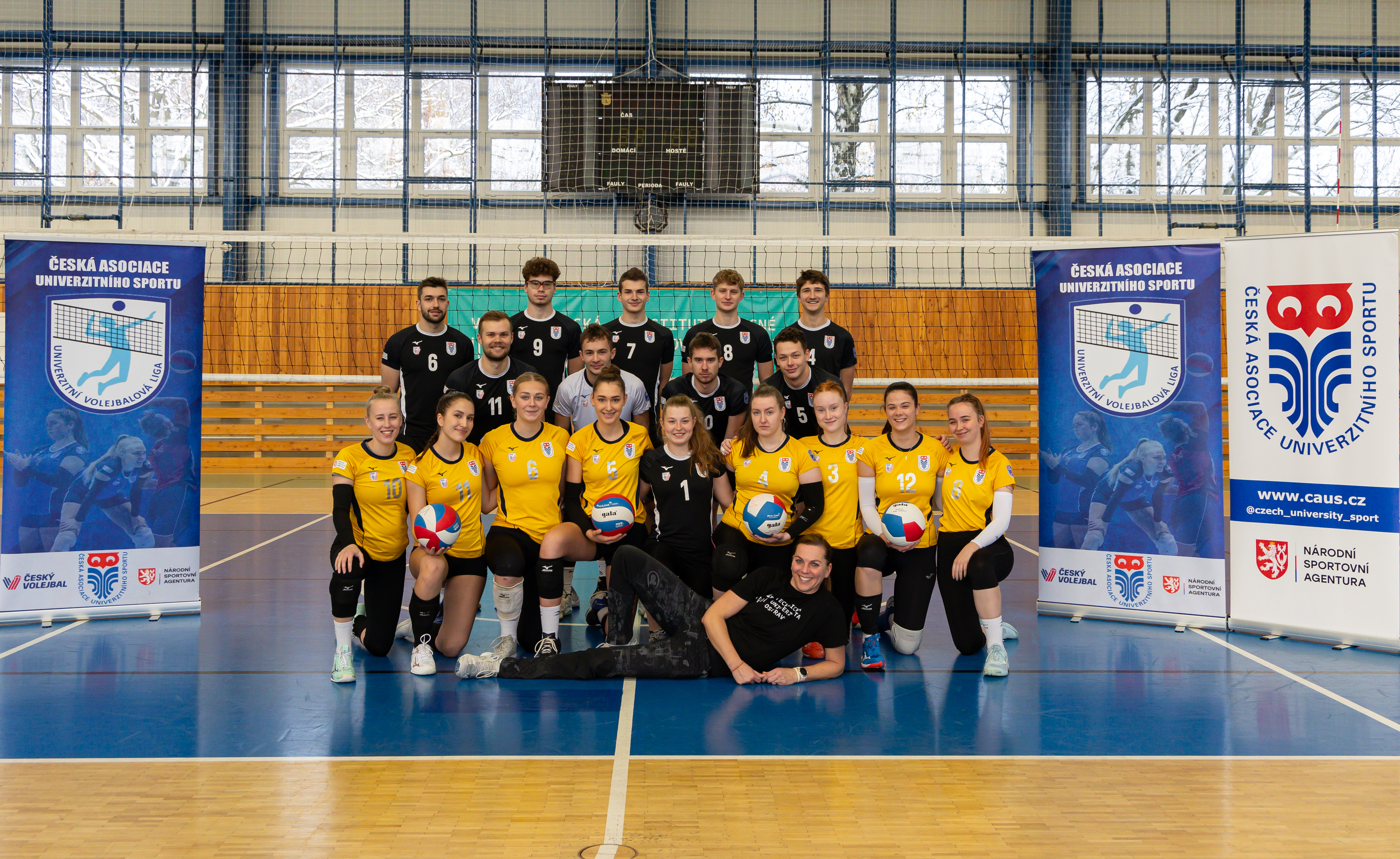 Finále univerzitní volejbalové ligy 2022-23 tým VŠB-TUO