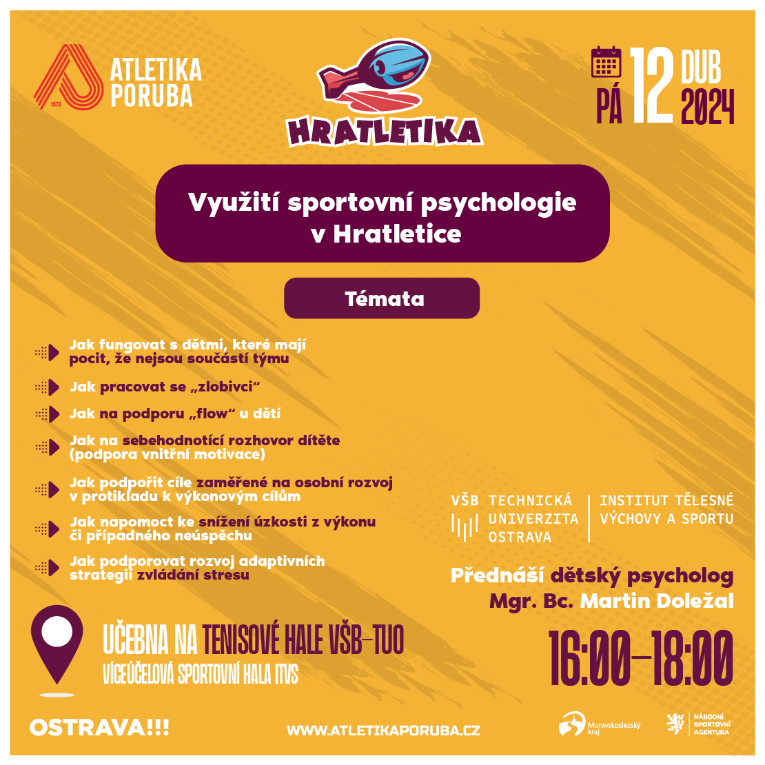 VŠB-TUO - seminář HRATLETIKA