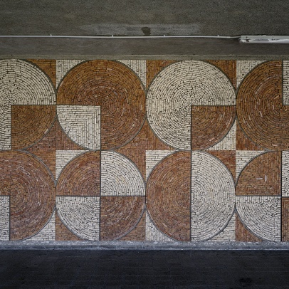 Geometrická mozaika, forografie Roman Polášek