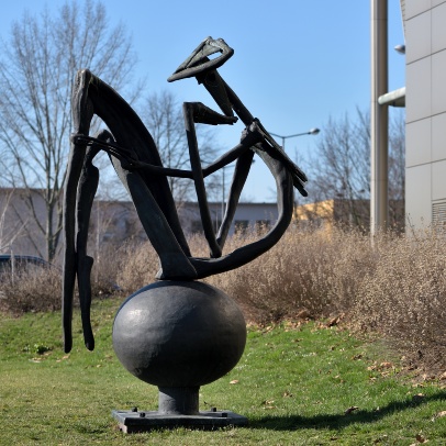 Plastika Myslitel, fotografie Roman Polášek Plastika Myslitel, fotografie Roman Polášek