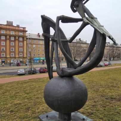 Plastika Myslitel, fotografie Roman Polášek Plastika Myslitel, fotografie Roman Polášek