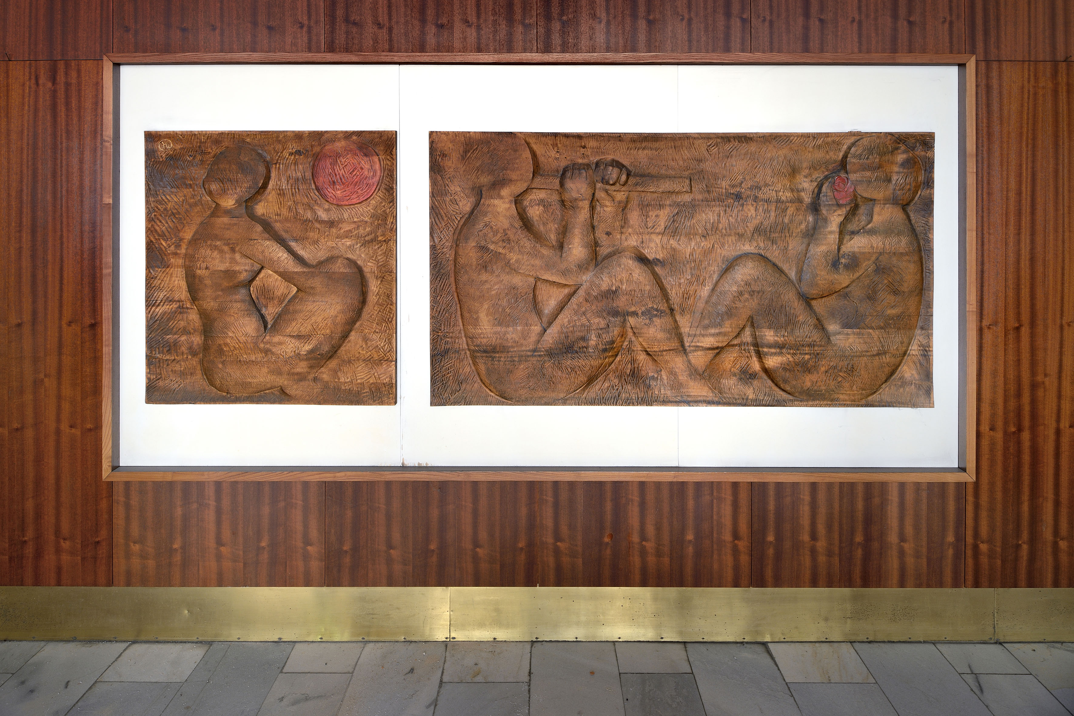 Reliefs of Youth and Folk Song, photo by Roman Polášek