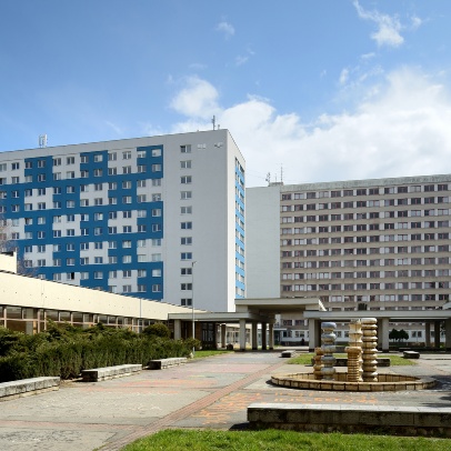 Nádvoří kolejních budov s Fontánou, 2015, fotografie Roman Polášek Nádvoří kolejních budov s Fontánou, 2015, fotografie Roman Polášek