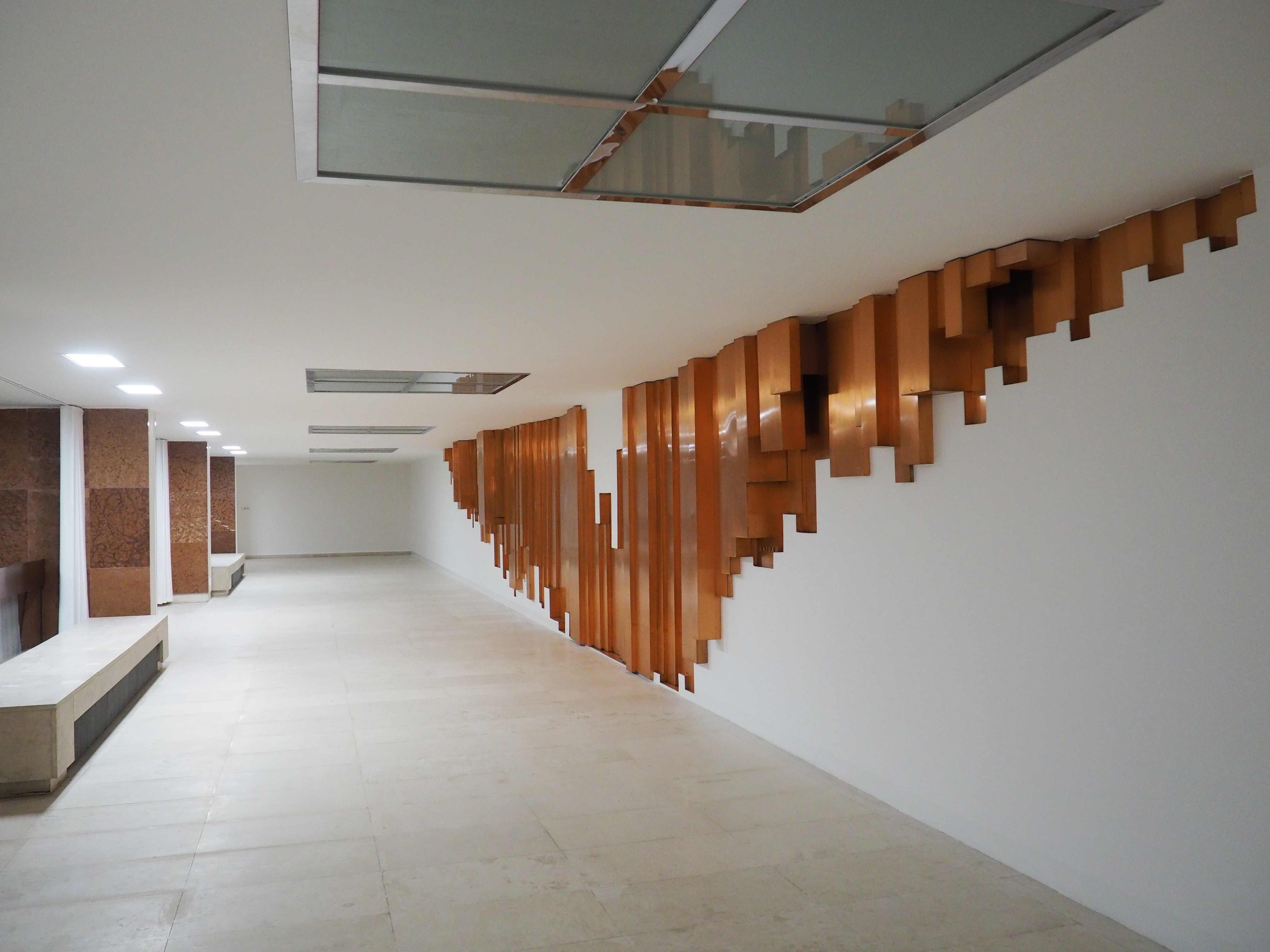  Interior part of the relief after restoration and reconstruction of the space, photo by Eva Špačková, 2020