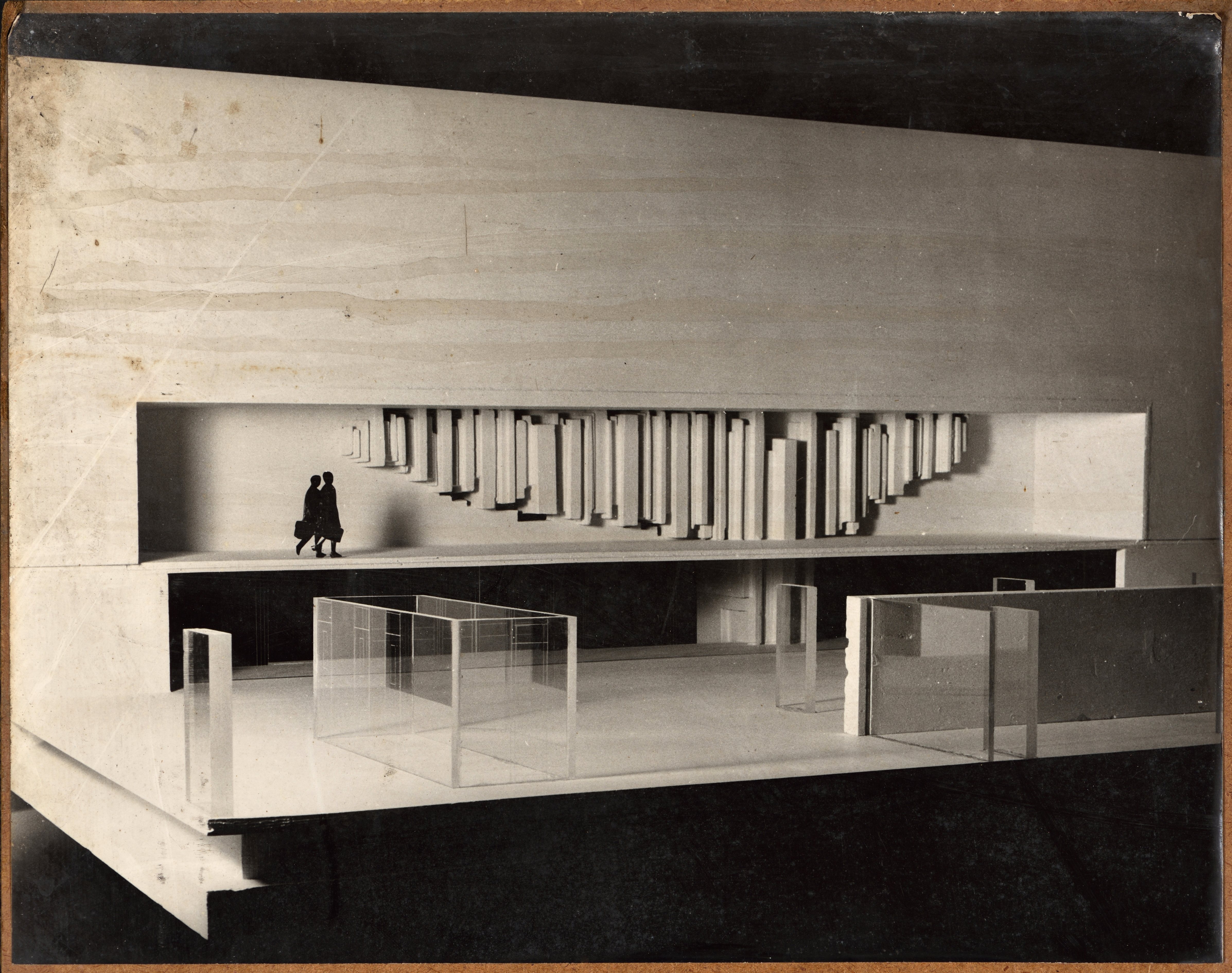 Photos of the relief model from the inside, archive of Vladislav Gajda