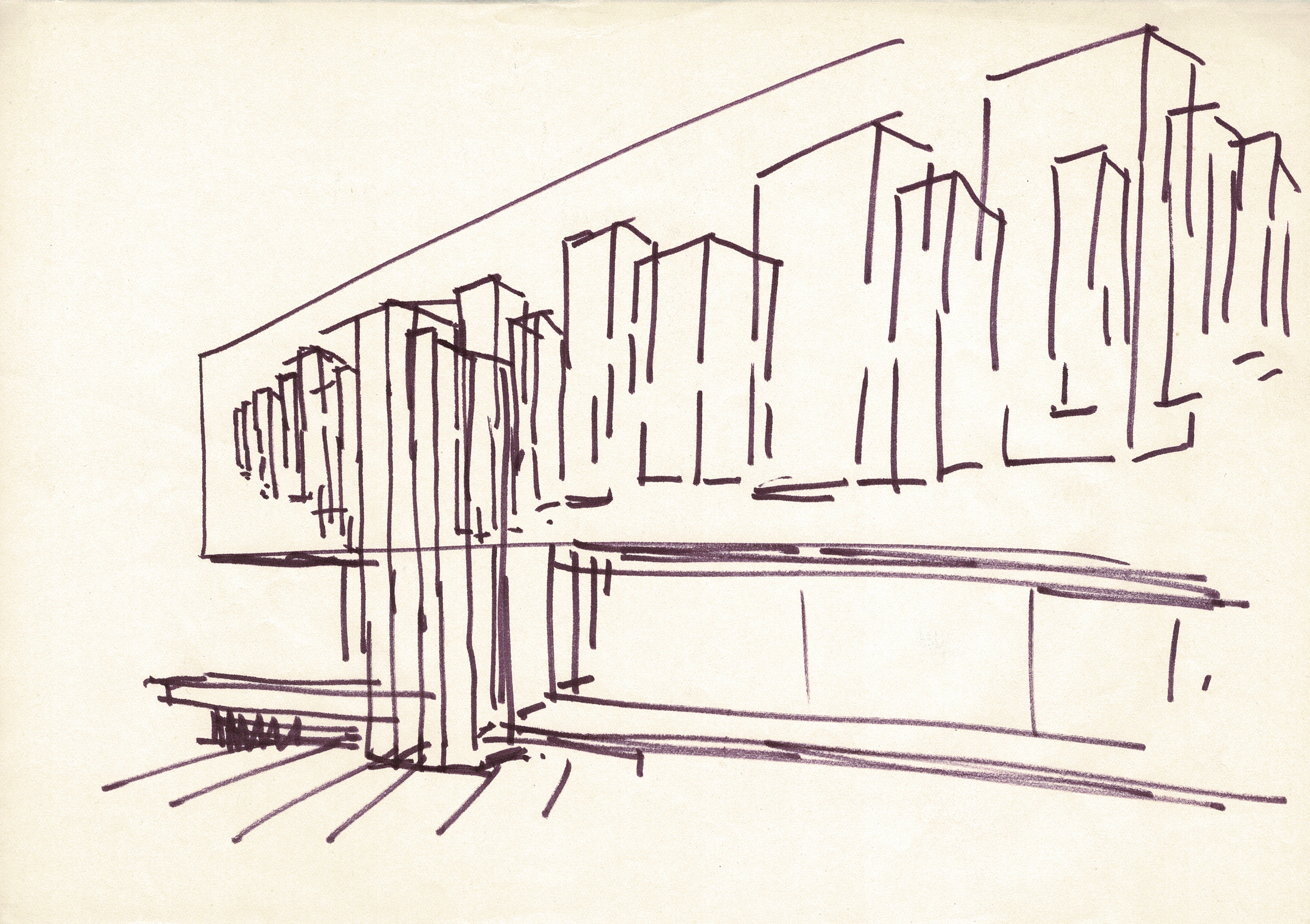 Sketch for the Prometheus relief, archive of Vladislav Gajda
