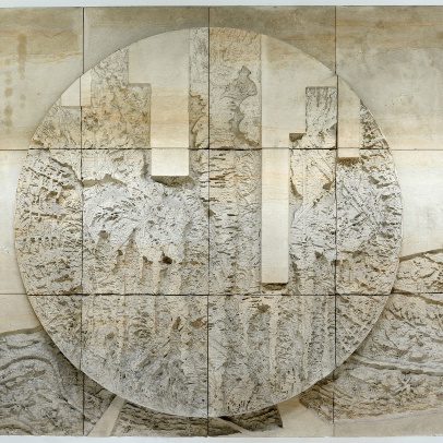 Reliéf Zrození uhlí, fotografie Roman Polášek Reliéf Zrození uhlí, fotografie Roman Polášek