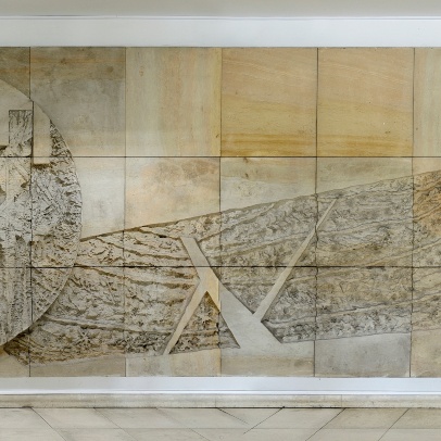 Reliéf Zrození uhlí, fotografie Roman Polášek  Reliéf Zrození uhlí, fotografie Roman Polášek