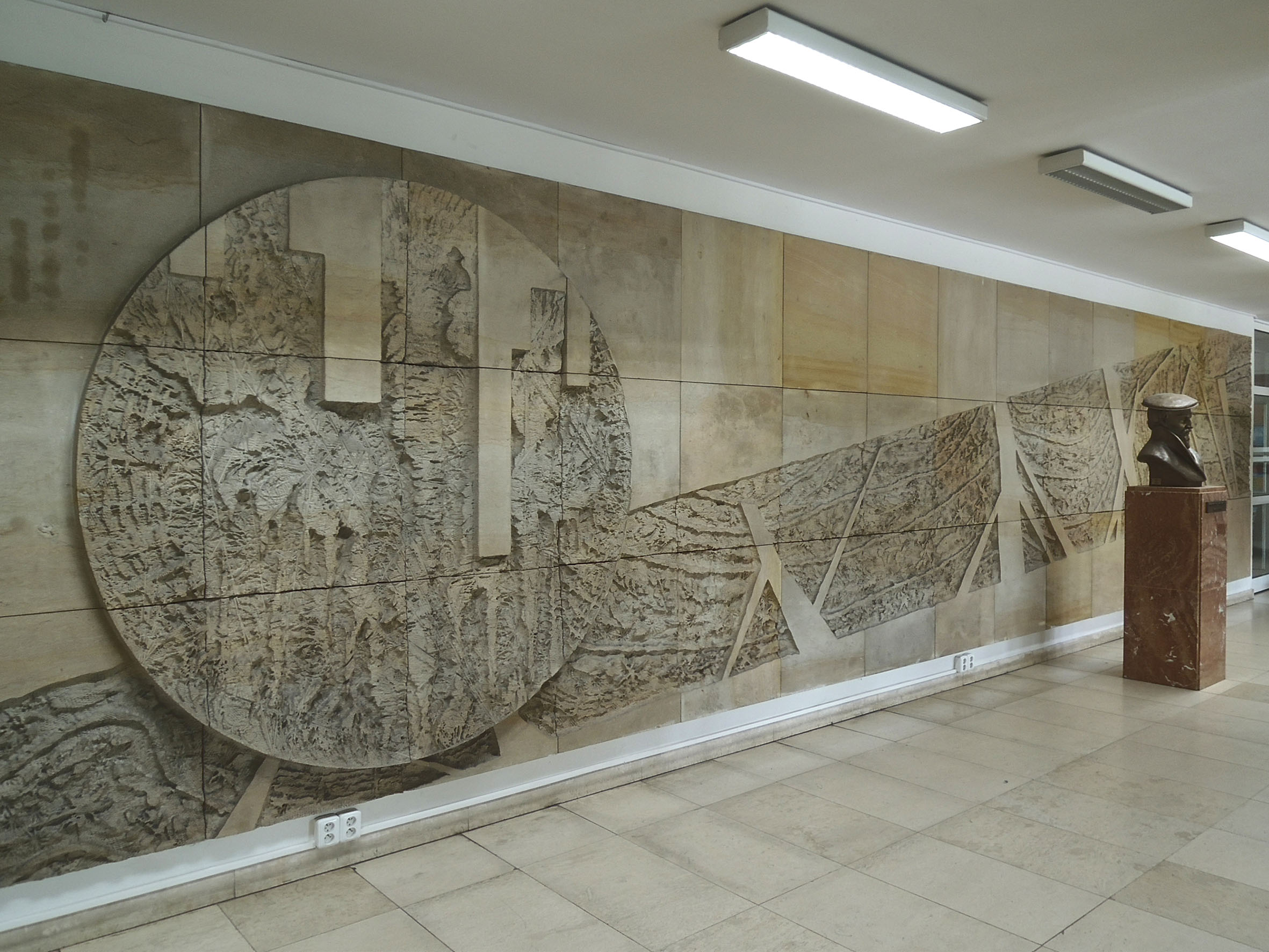 Relief The Birth of Coal, photo by Roman Polášek