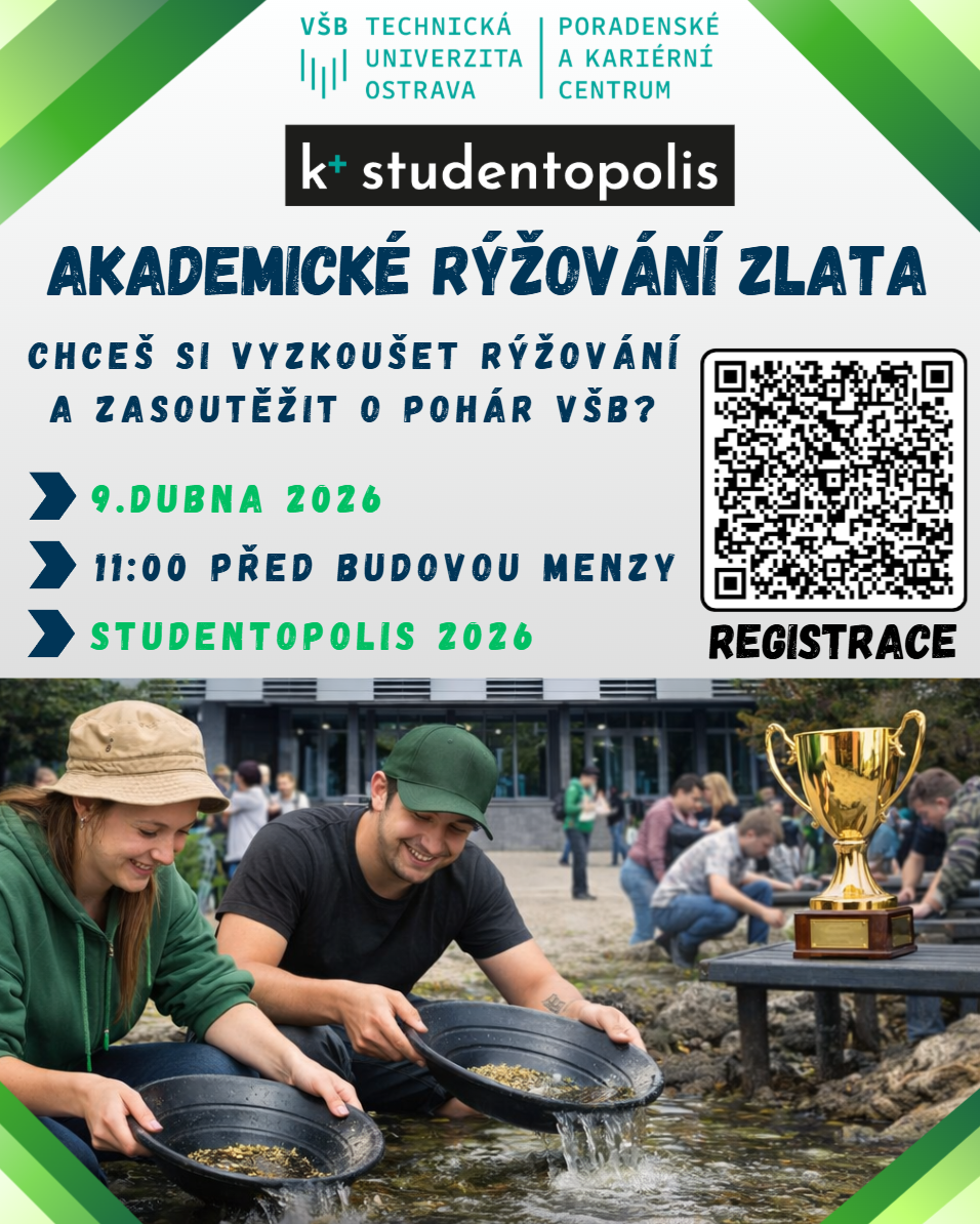 Akademické rýžování zlata - soutěž o pohár VŠB